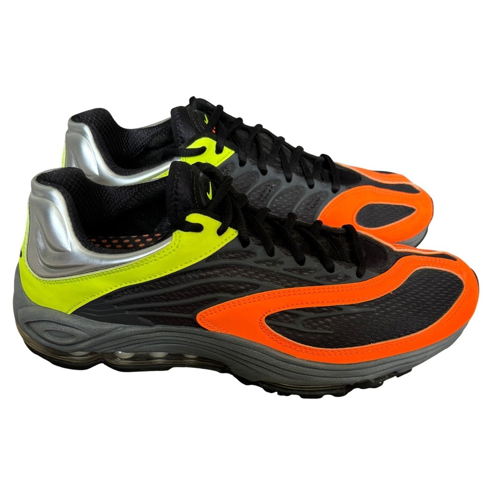 Nike Air Tuned Max Sneakers Black Volt Orange Size 11 DH4793-700 Running Shoes